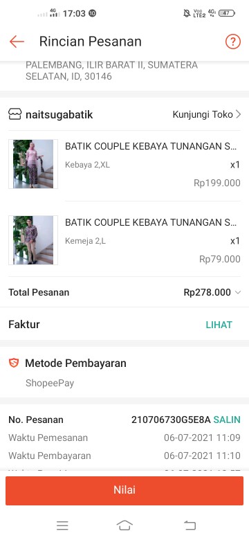 Batik Couple Kebaya Tunangan Set Annisa Lamaran Wisuda Nikahan Wanita Terbaru Modern