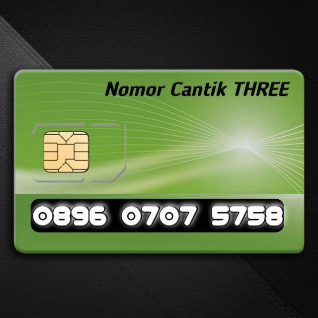 Nomor cantik tri 0707 5758