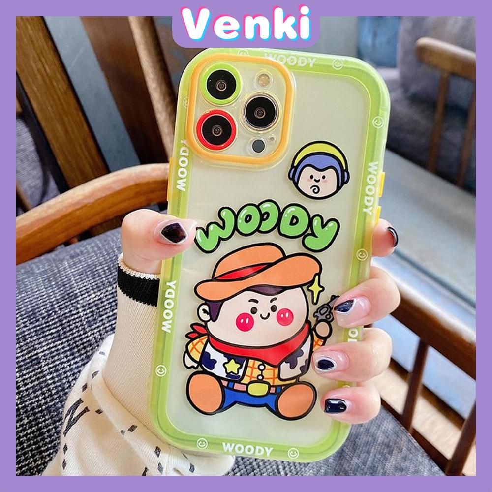 iPhone Case Silicone Soft Case Clear Case Fluorescent Color Airbag Shockproof Protection Camera Cartoon Cute Compatible For iPhone 11 Pro Max 13 Pro Max 12 Pro Max 7Plus xr XS Max