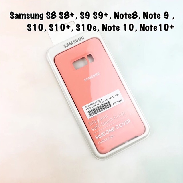 Samsung Silicone Ori PINK Samsung NOTE S8 S8+ S9 S9+ Note8 Note 9 Note10 Note 10 plus