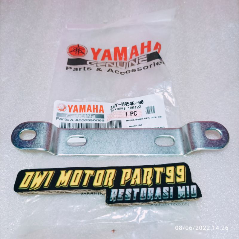 DUDUKAN PLAT NOMER DEPAN MIO SPORTY NOUVO LELE FINO KARBURATOR F1ZR FIZ R ORIGINAL