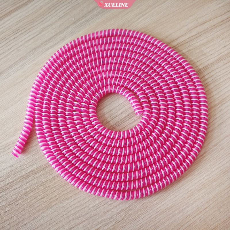 Pelindung Kabel Data / Earphone USB 1.4M Untuk Iphone / Android