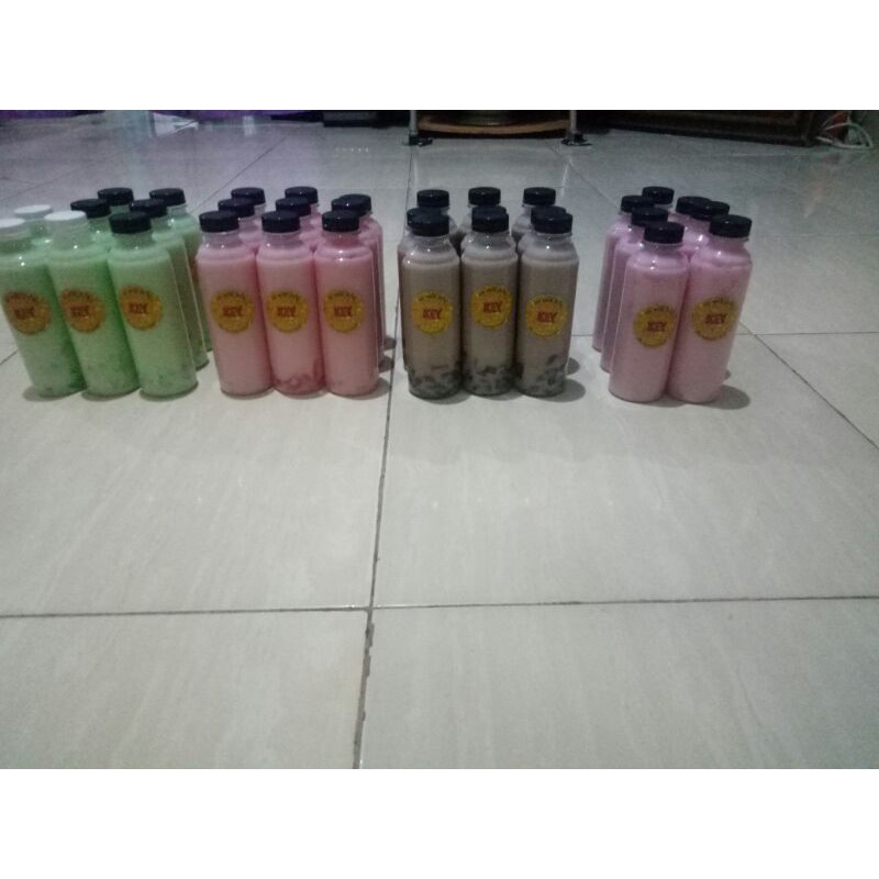 

minuman sehat ice milk jelly