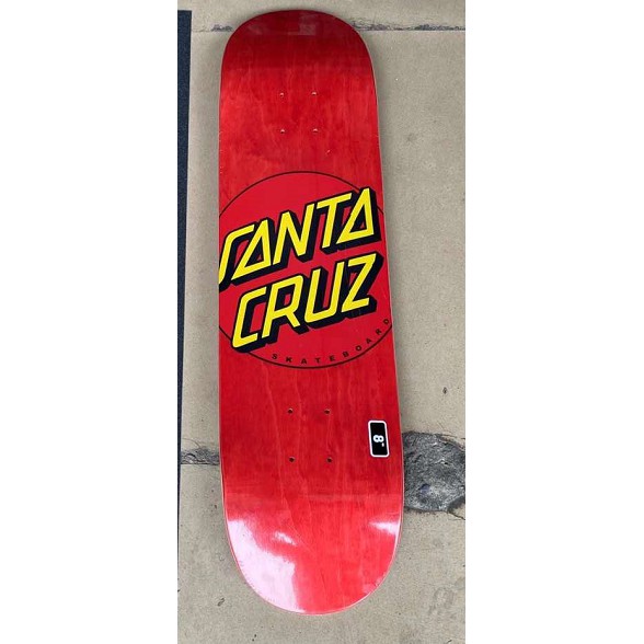 Santacruz deck skateboard Profesional double kick tail 31x8 &quot;7 Lapis Bahan Maple super Elastis