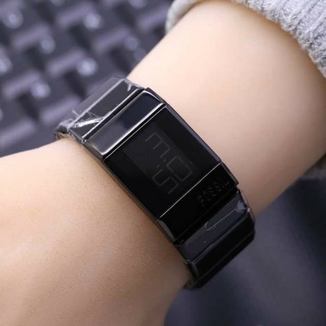 Jam tangan rantai wanita Digital FS