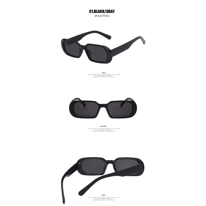 Kacamata Hitam Uv400 Bentuk Oval Bingkai Bulat Warna Putih Gaya Vintage Retro Untuk Pria Dan Wanita