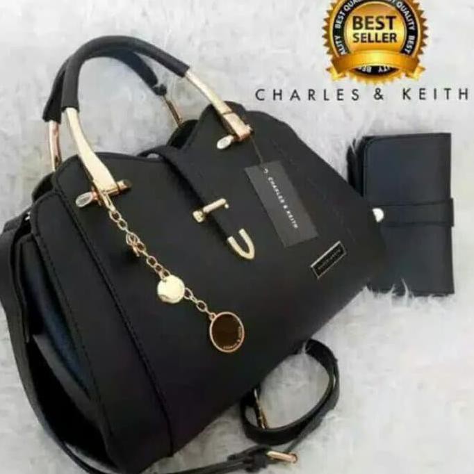 tas wanita CK 0773/tas wanita murah/tas wanita branded/handbag wanita - Hitam