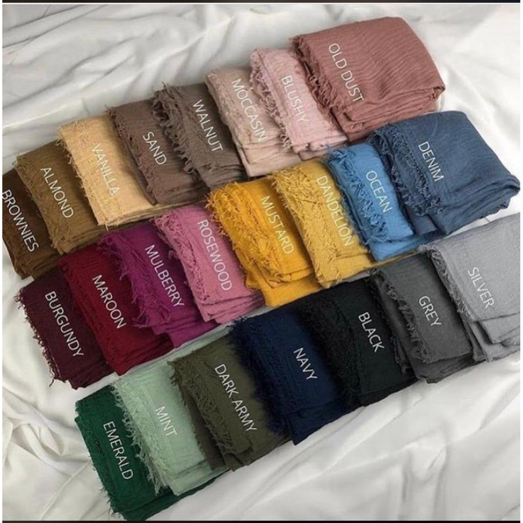 pashmina crinckle part 1 (TURUN HARGA)