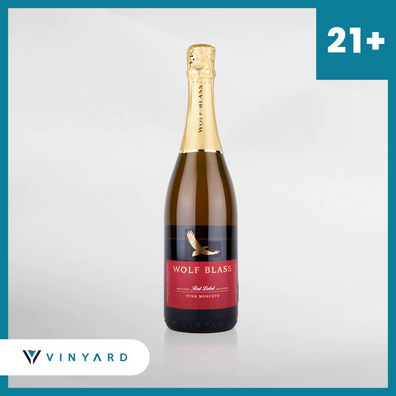 Wolf Blass Red Label Pink Moscato 750Ml ( Original &amp; Resmi By Vinyard )