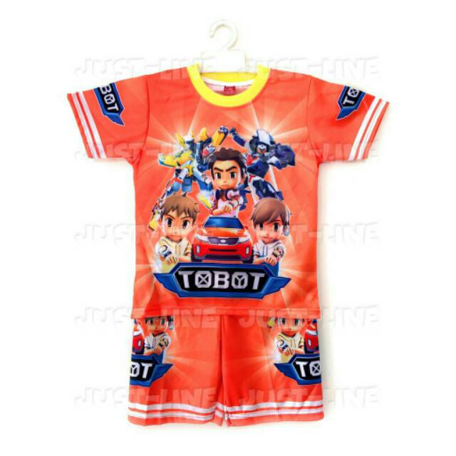 Sale 3pcs  setelan baju celana bina x/spiderman/transformers/boboi boy/uktraman/tobot/tayo)tomas/nar