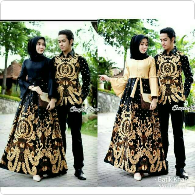 30 Ide Keren Model Gamis  Batik  Jaman  Sekarang  Sonikovo