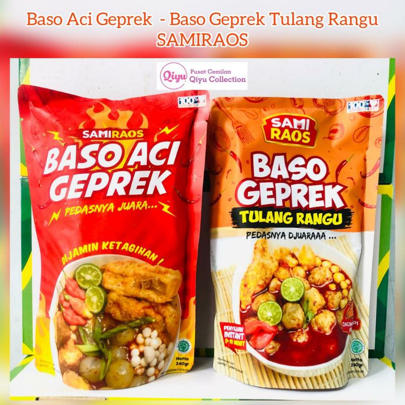 Baso Aci Geprek Tulang Rangu Samiraos - Baso Geprek Pedas Murah Enak Asli Garut