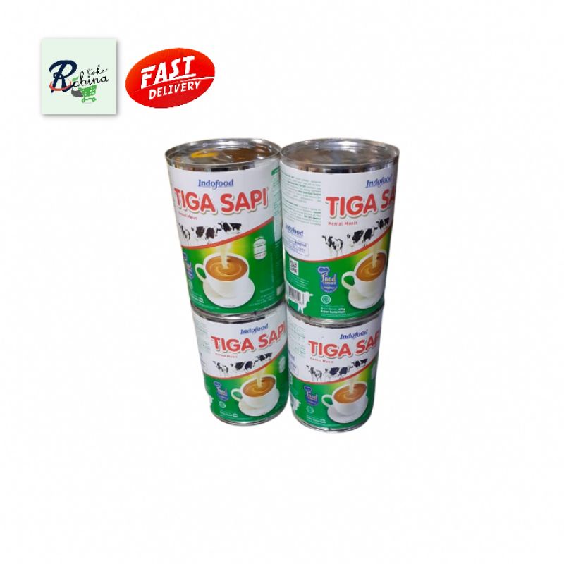 

Tiga Sapi Kaleng Susu Kental Manis 490 gr