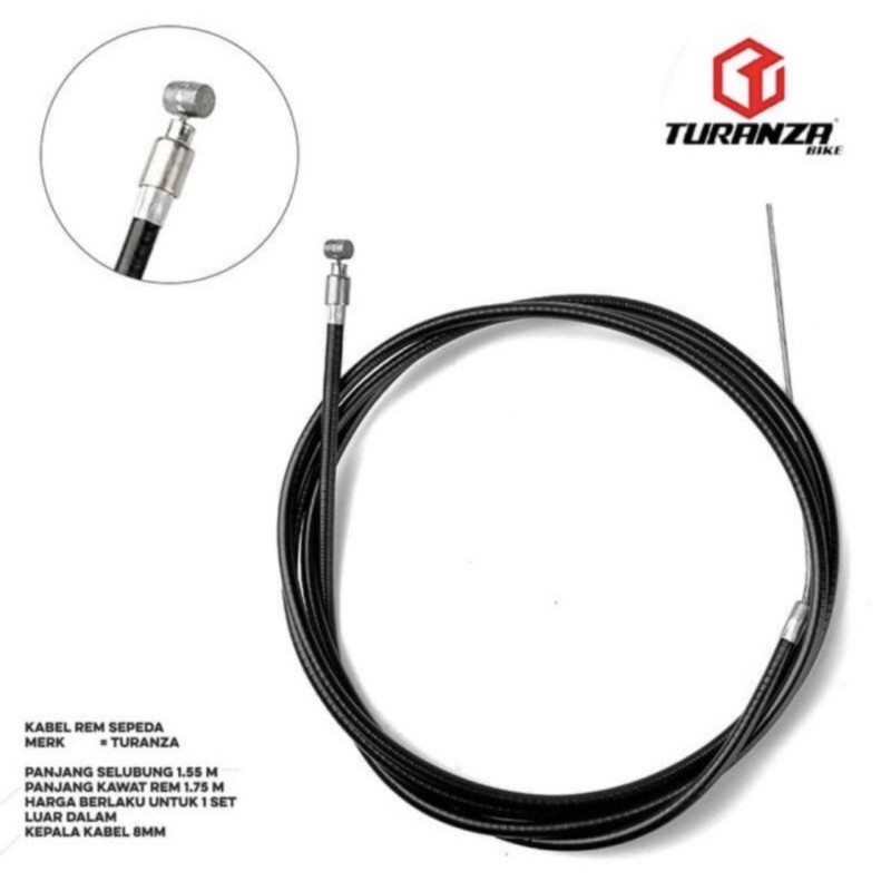 KABEL REM TALI OLOR REM BELAKANG SEPEDA 1750MM TURANZA TZ G340 G 340