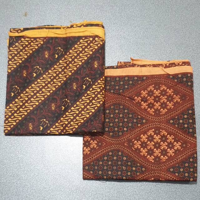 KAIN BATIK SOGA GENES SOLOAN / JARIK BATIK KAIN BERMOTIF TIDAK LICIN