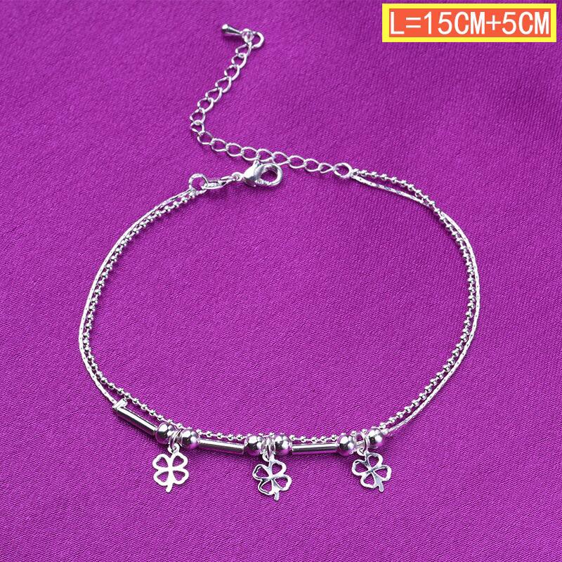 50 gaya 925 gelang perak asli, aksesoris perhiasan fashion Jepang dan Korea-49