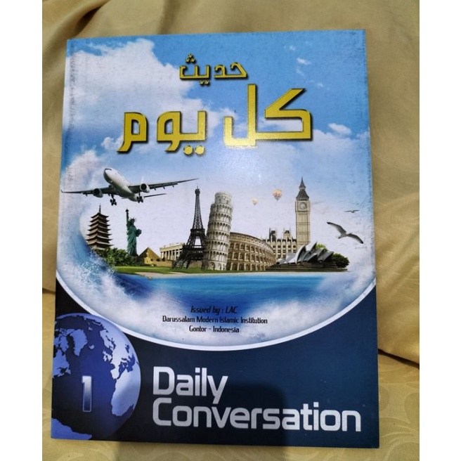 Buku Daily Conversation 1 Gontor 3 bahasa Arab Inggris Indonesia