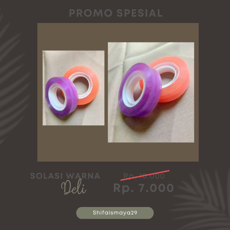 

SOLASI WARNA DELI