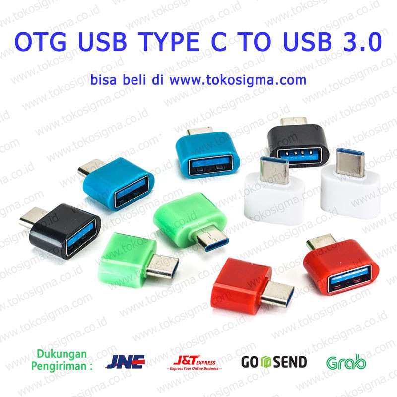 2 pcs OTG USB 3.1 TYPE C TO USB3.0 FEMALE PLASTIC ADAPTER