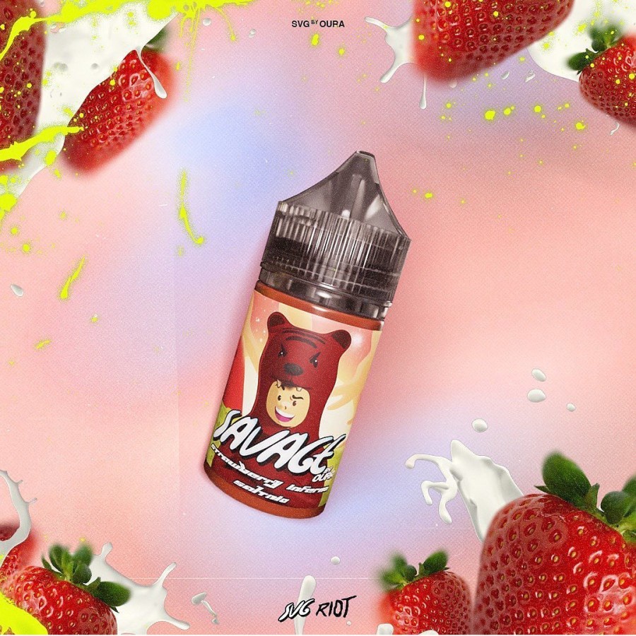 [READY!!!] SAVAGE V2 SALT NIC STRAWBERRY INFERNO - GRAB IT FAST!!!