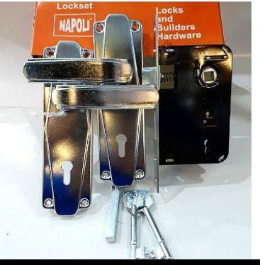 KUNCI PINTU KECIL SET/HANDEL PINTU/GAGANG PINTU/ HANDLE SET KECIL