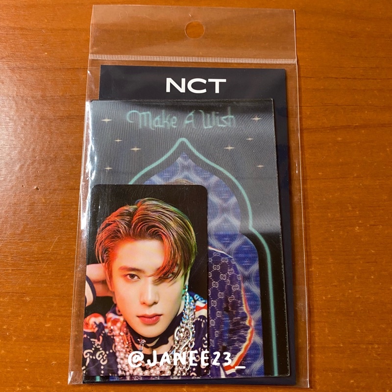 Photocard Jaehyun NCT Lenticular Make a Wish (lenti maw)