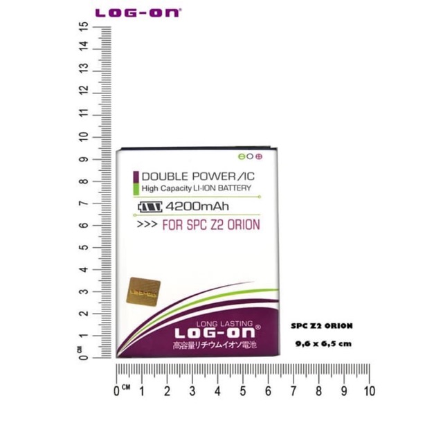 BATERAI FOR SPC Z2 ORION - LOG ON ORIGINAL DOUBLE POWER BATTERY