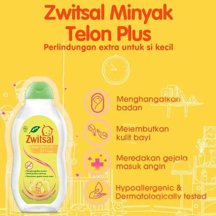 Zwitsal Baby Natural Minyak Telon 100ml 100 ml 60ml 60 ml / Minyak Telon Plus 100ml 100 ml