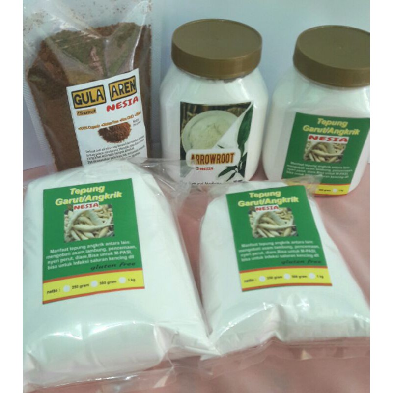 (READY) TEPUNG GARUT/AROOWROOT/PATI ASAM LAMBUNG - 1 KG