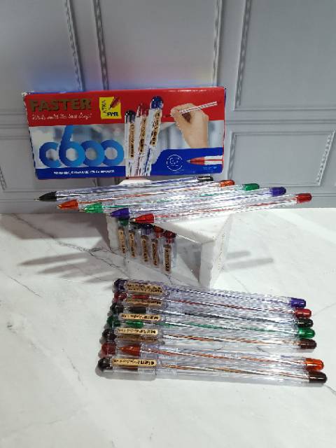 

RB Pen faster c600 cabut (1box = 12pc pen)/faster/c600/bolpen faster