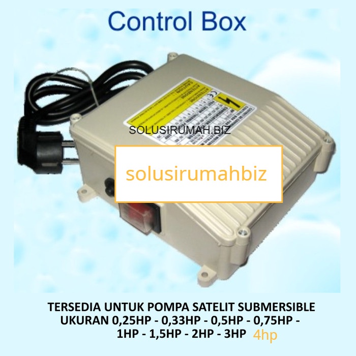 Panel Control Kontrol Box Pompa Air Satelit Submersible Pump Water