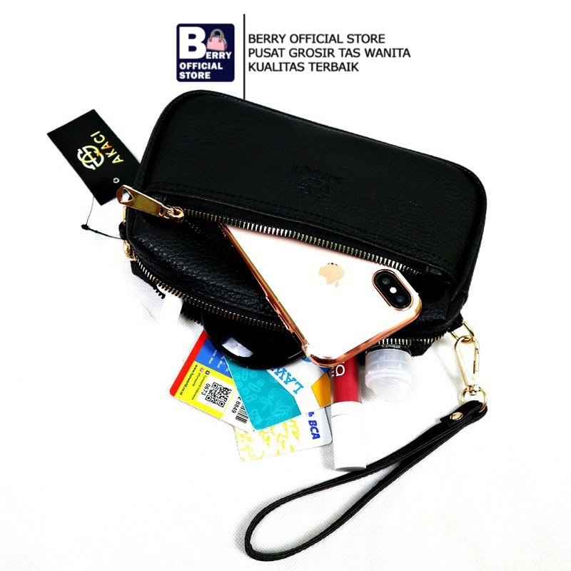 Tas wanita Selempang HP Dompet Clutch Pouch free dustbag  mango erigo AK037011 BOS 203