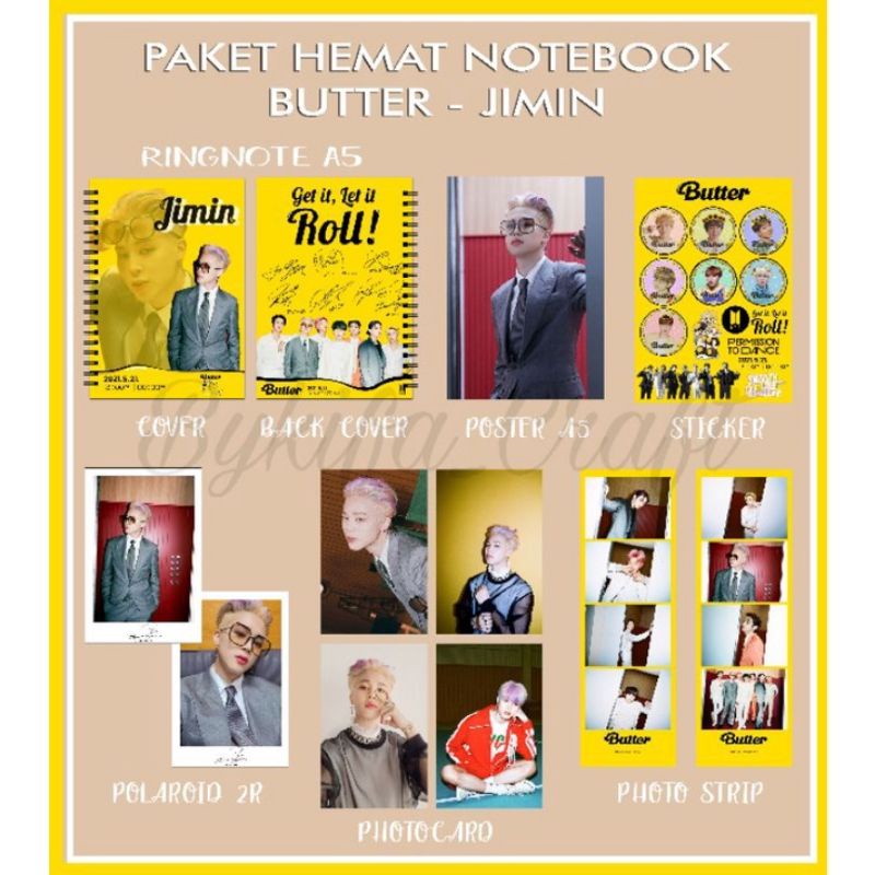 

[BYKIFA] [FREE BUBBLE] [TANPA PO] PAKET HEMAT NOTEBOOK BTS - BUTTER VER.1 / CUSTOM - ISI 50