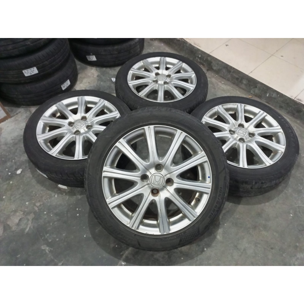 Velg Mobil Bekas Jazz Oem Palang Ring 16 Lebar 6 Pcd 4x100 R16 Buat Brio Yaris Sigra
