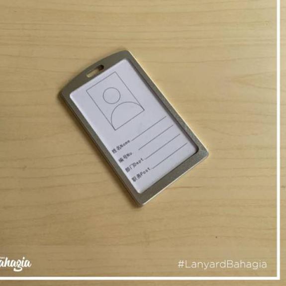 

Sudah READY.. Tempat ID Card Besi Silver (ID Card Holder / Name Card Holder)