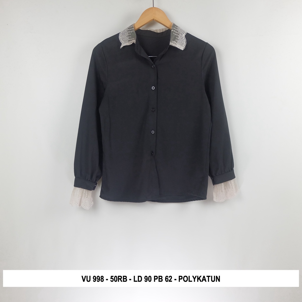 Thrift Blouse Vintage | Kode V3-VU 998