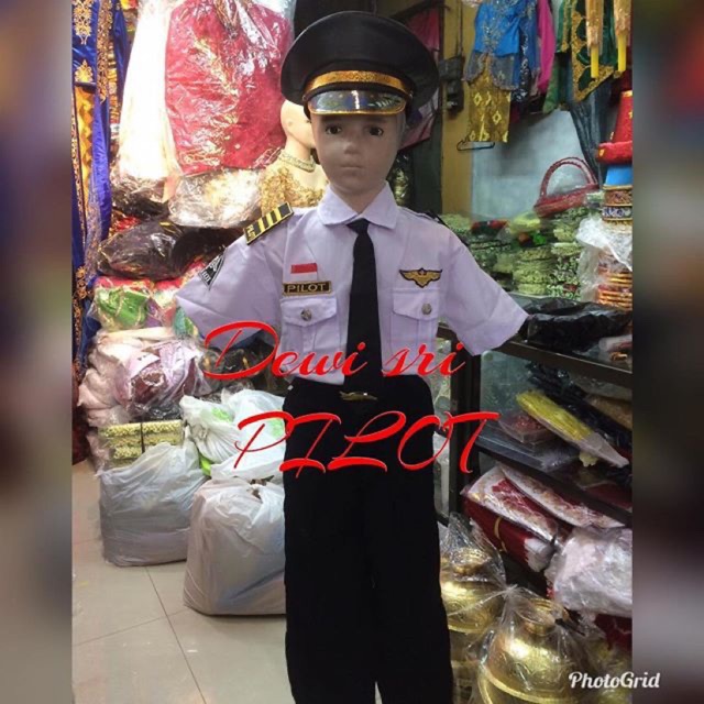 baju pilot anak/baju profesi pilot