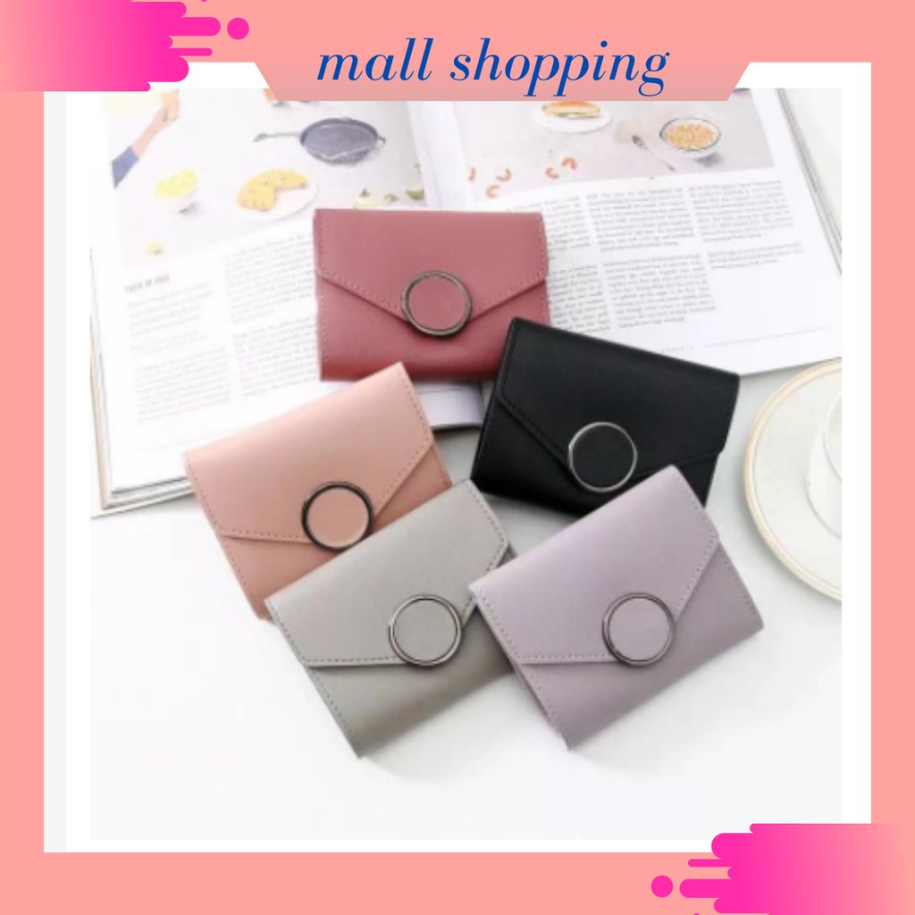 (COD) Dompet Lipat Wanita Dompet Mini 117G MALLSHOPPING