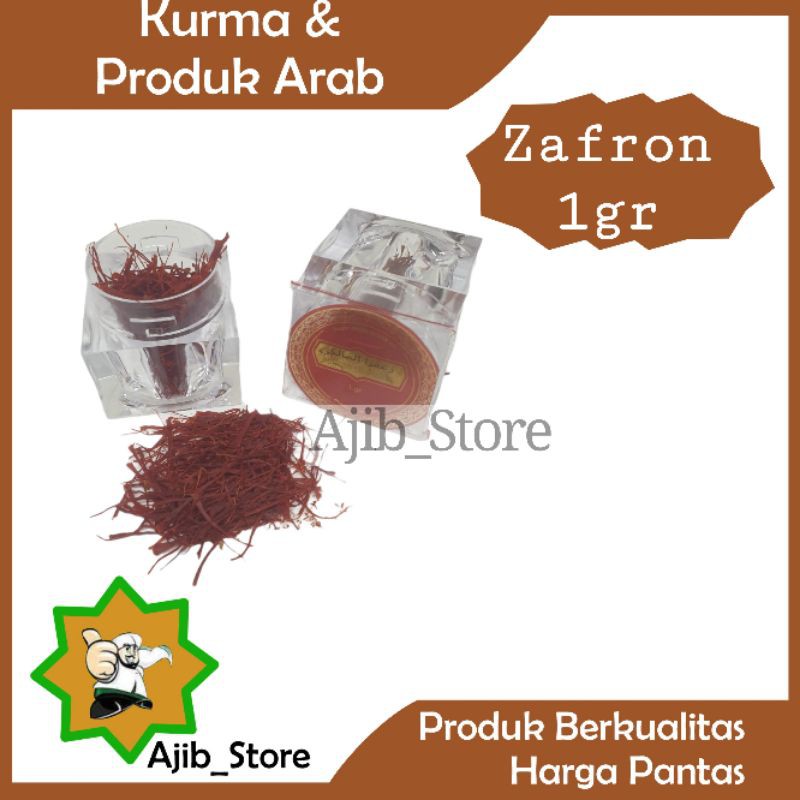 

(IRAN GRADE A SUPER NEGIN) SAFFRON AL MALIKI 1 Gram Zafron Safron Pure Iranian Original 1gram Gr G G