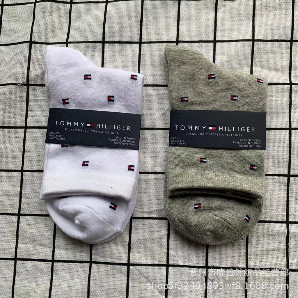 Kaos kaki Ankle/betis /invis TOMMY HILFIGER FLAG TRAINER SOCKS Unisex