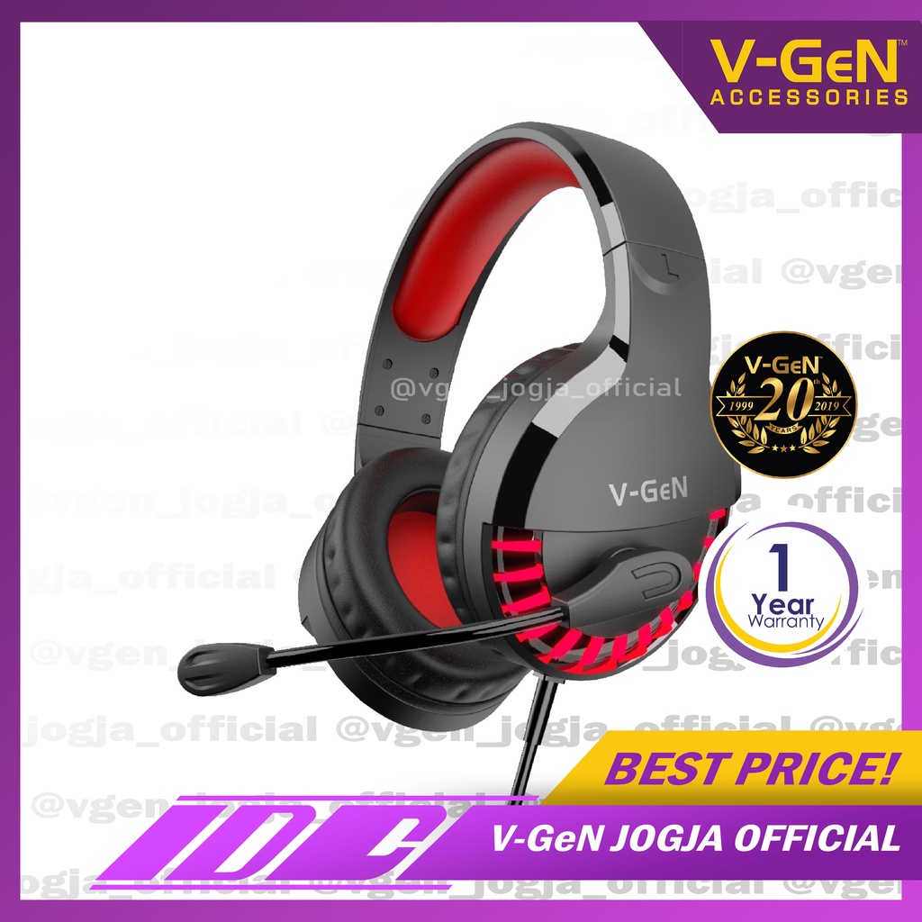 Headset Gaming V-GeN VHD1-01 HIFI Sound VGEN