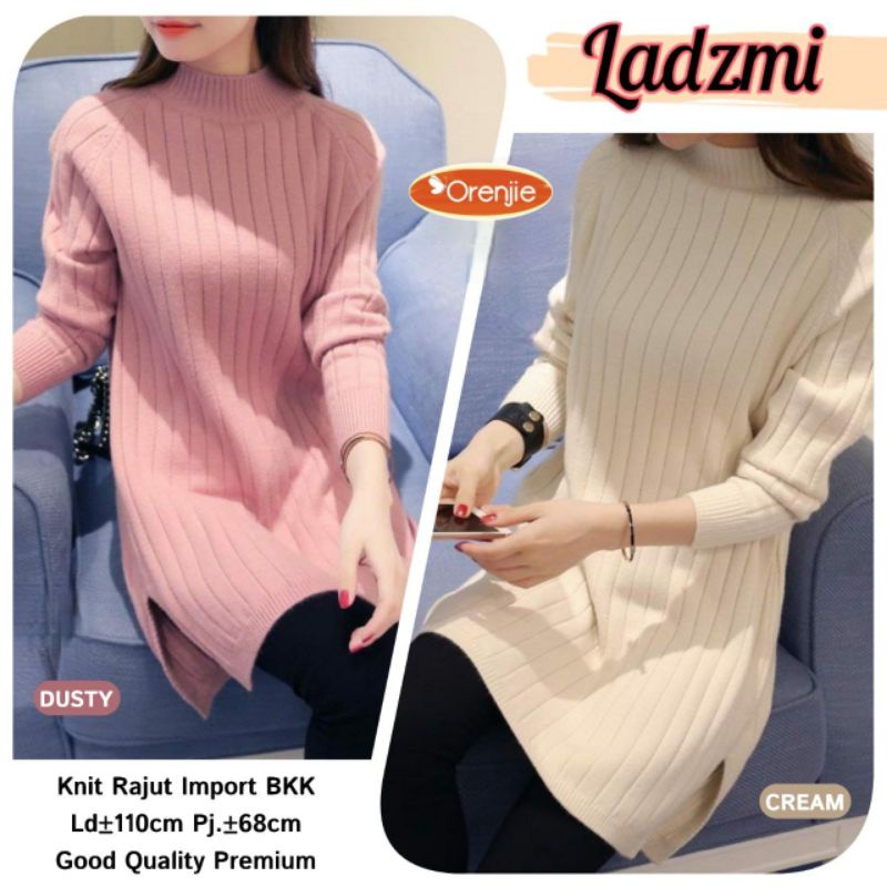 Ladzmi Knit Tunik rajut import bangkok murah