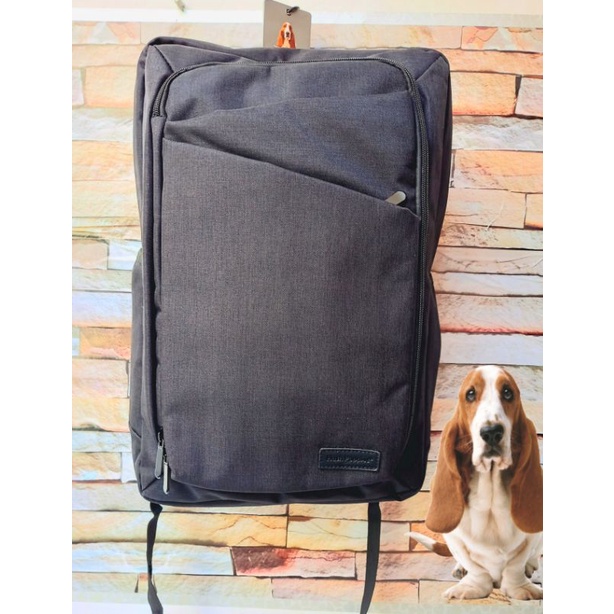 tas ransel laptop hush puppies / tas ransel pria / tas ransel wanita / tas ransel hush puppies promo