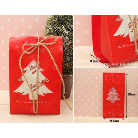 PLASTIK NATAL christmas ISI 10pcs cookies natal kantong packaging sale