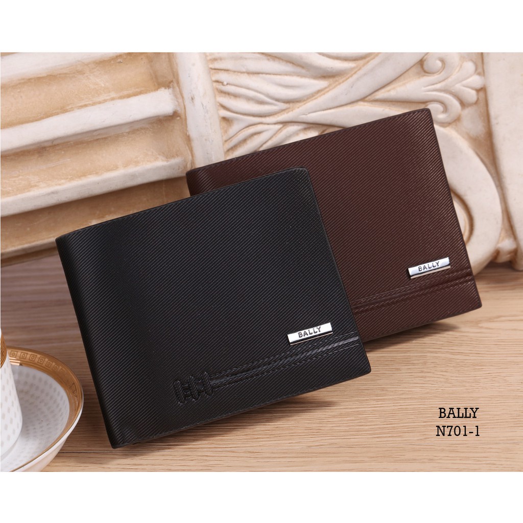 CK01 BALLY SIGNATURE WALLET FOR MAN WITH BOX N701-1 DOMPET PRIA IMPOR