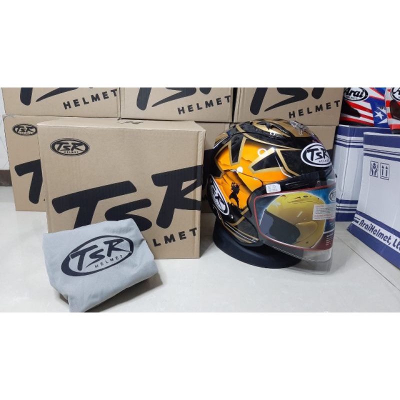 tsr copy arai ram4 spiritgold pedrosa