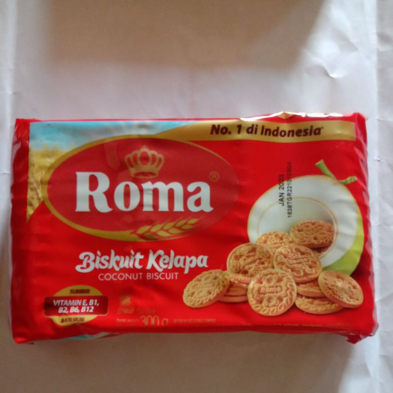 

roma BISKUIT KELAPA merah