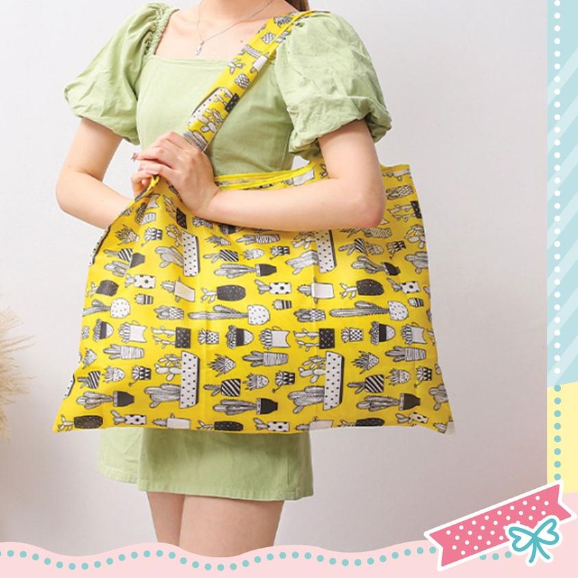 ✱ Tas Belanja Lipat / Tas Belanja Lipat Besar / Shopping Bag Lipat / Tas Lipat / Eco Bag - Character