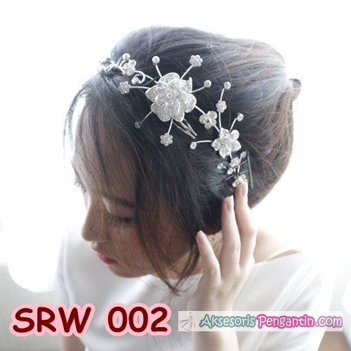 [STOK TERBATAS] TIARA RAMBUT SIRKAM WEDDING ASESORIS WANITA BRIDAL SRW002