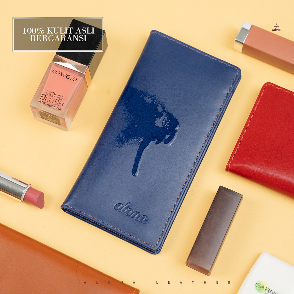 dompet kulit wanita dompet panjang Aurelia